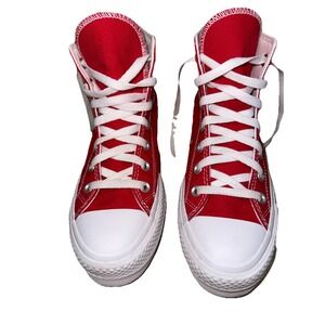 Converse You Chuck Taylor All Star High Tops Red kids/men 4.5 women 6.5